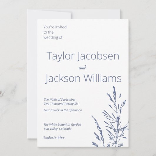 Minimale blauwe kust kaart (Voorkant)