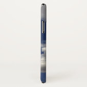 Minimale blauwe zomerhemel met Clouds Monogram Case-Mate iPhone Case (Achterkant / rechts)