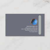 Minimale Blauwe Zuid Lusje Startstichter CEO Visitekaartje (Achterkant)