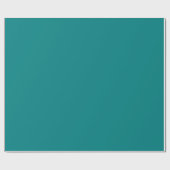 Minimale blauwgroen blauwe, zuivere moderne elegan cadeaupapier (Vlak)