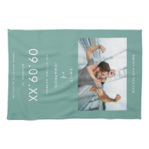 Minimale Blauwgroen Fototekst Opslaan Datum