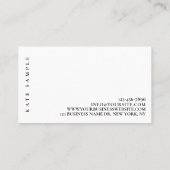 Minimale Blauwgroen vuurtoren — Kustgrond  Visitekaartje (Achterkant)