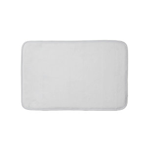 Minimale bleke lichtgrijze vaste elegante kleursto badmat