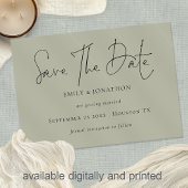 Minimale Bleke pagina van het Manuscript sparen de Save The Date