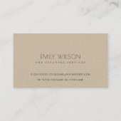 Minimale blindheid Hartelijk dank voor uw bestelli Visitekaartje (Achterkant)