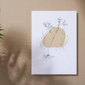 Minimale bloedstollingsgrafiek poster