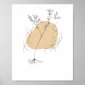 Minimale bloedstollingsgrafiek poster (Voorkant)