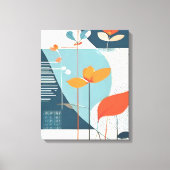 Minimale Bloei Canvas Afdruk (Voorkant)
