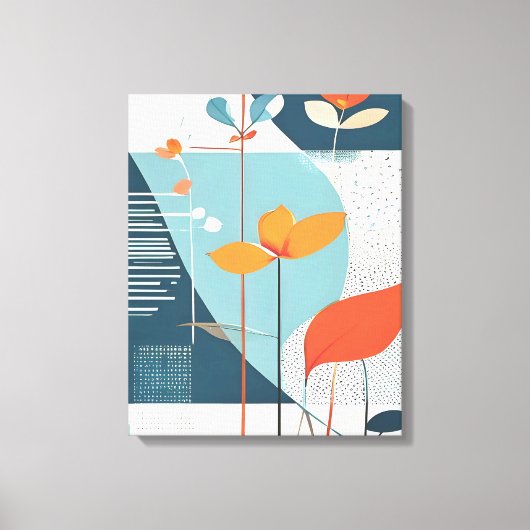 Minimale Bloei Canvas Afdruk (Voorkant)