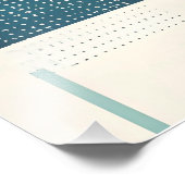 Minimale bloei foto afdruk (Hoek)