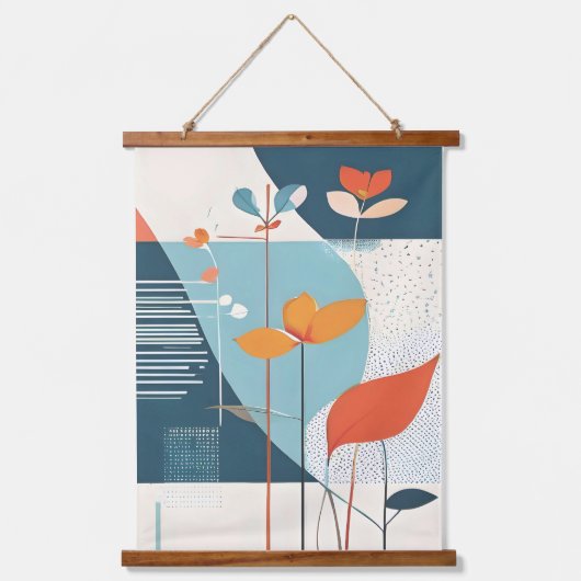 Minimale bloei hangend wandkleed (Voorkant)