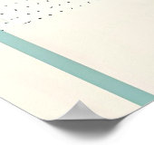 Minimale bloei poster (Hoek)