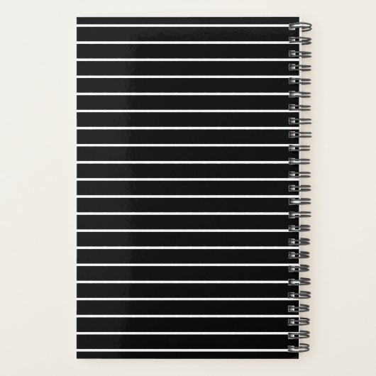 Minimale Bloem Aangepaste Naam Planner (Achterkant)