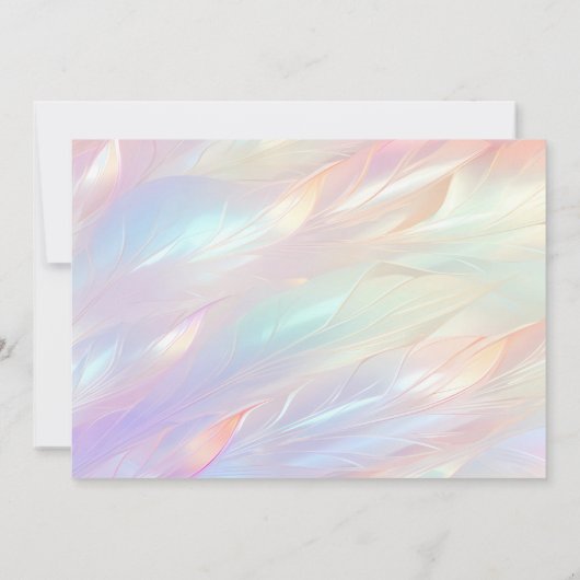 Minimale bloem Bewaar de datum Save The Date (Achterkant)