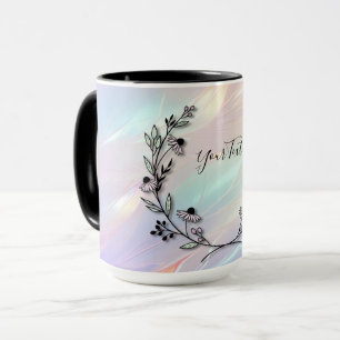 Minimale Bloem Koffiemok Mok