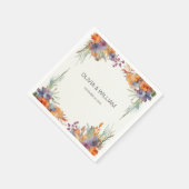 Minimale Bloemen Servet (Hoek)