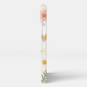Minimale Bloemen Zomer Patroon Telefoonhoes iPhone Hoesje (Linkerkant)