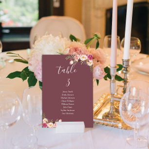 Minimale bloemenblush roze bruiloft kaart