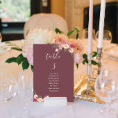 Minimale bloemenblush roze bruiloft kaart