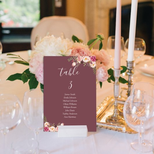 Minimale bloemenblush roze bruiloft kaart