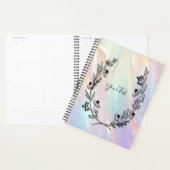 Minimale bloemenbruiloft planner (Display)