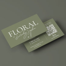 Minimale bloemendesigner Elegante bloemist Sage