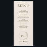 Minimale bloemenkrans aardetoon monogram bruiloft menu<br><div class="desc">Omarm de schoonheid van eenvoud met ons "Minimal Floral Wreath Earth Tone Monogram" huwelijksmenu. Deze ingetogen en elegante menukaart voegt een vleugje natuurlijke charme toe aan uw huwelijkstafelinstellingen. Minimal Floral Wreath: Het middelpunt van dit menu is een delicate bloemenkrans, die een knipoog naar de schoonheid van de natuur biedt, terwijl...</div>