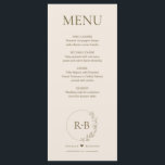 Minimale bloemenkrans aardetoon monogram bruiloft menu<br><div class="desc">Omarm de schoonheid van eenvoud met ons "Minimal Floral Wreath Earth Tone Monogram" huwelijksmenu. Deze ingetogen en elegante menukaart voegt een vleugje natuurlijke charme toe aan uw huwelijkstafelinstellingen. Minimal Floral Wreath: Het middelpunt van dit menu is een delicate bloemenkrans, die een knipoog naar de schoonheid van de natuur biedt, terwijl...</div>