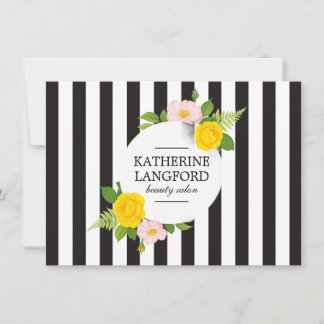 Minimale bloemenkrans Gestreept Cadeaubon