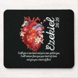 Minimale Bloemhart Ezechiël 36 26 Muismat