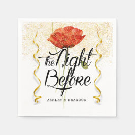 Minimale bloemmotief De avond voor de repetitie se Servet