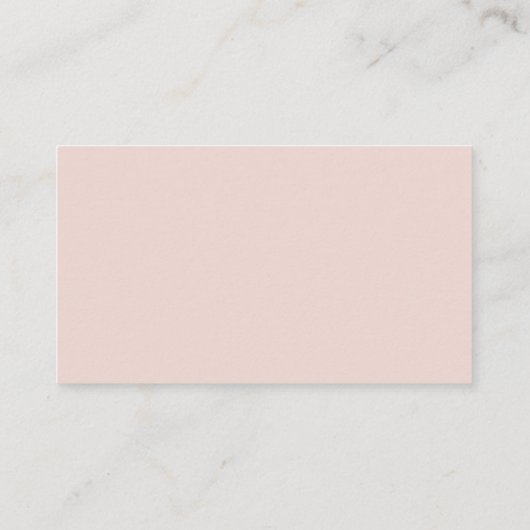 Minimale Blush Pink Appointherinnering Afsprakenkaartje (Achterkant)