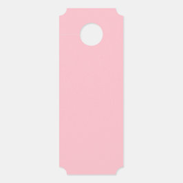 Minimale Blush Roze Hangende Deur Teken Blad Deurhanger