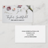 Minimale bodemafvallen visitekaartje (Voorkant / Achterkant)