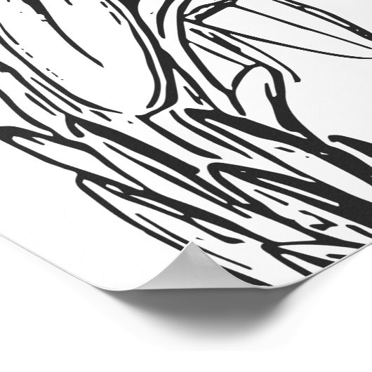 Minimale bodembekentenis voor het tekenen van een  poster (Hoek)