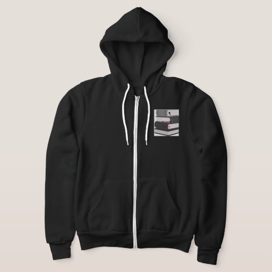 Minimale Boek Kunst Hoodie (Laagn)
