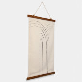 Minimale bogen hangend wandkleed (Gebogen)