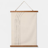 Minimale bogen hangend wandkleed (Voorkant 2)