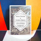 Minimale Bohemische Aarde Tone Abstract Art Weddin Kaart