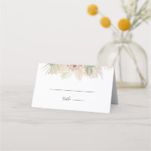 Minimale Boho bloemenbruiloft