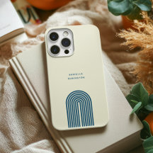 Minimale boho Blue Arch Line