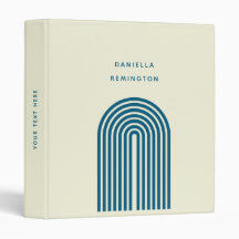 Minimale boho Blue Rainbow Arch Line