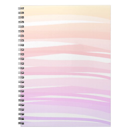 Minimale Boho Chic Abstracte lijnen Notitieboek (Voorkant)