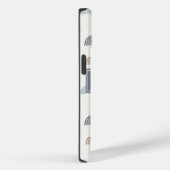 Minimale Boho Esthetiek Regenboog Monogram Case-Mate iPhone Case (Achterkant / Rechts)