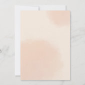 Minimale Boho Floral bruiloft uitnodiging (Achterkant)