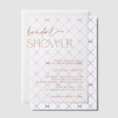 Minimale Boho, Modern, Terracotta, Vrijgezellenfee Vellum Uitnodigingen (Offset (Uitnodiging))