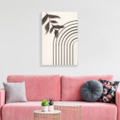 Minimale Boho Regenboog Canvas Afdruk (Insitu (Woonkamer))