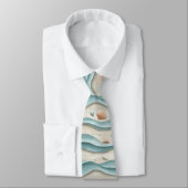 Minimale Boho Strand Patroon Stropdas (Gebonden)
