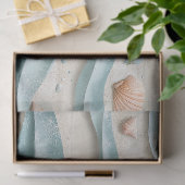 Minimale Boho-strandpatroon Tissuepapier (Geschenk)