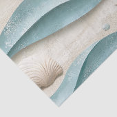 Minimale Boho-strandpatroon Tissuepapier (Detail)